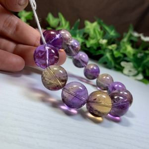 トップクォリティ☆ボリビア産・美麗アメトリンブレスレット