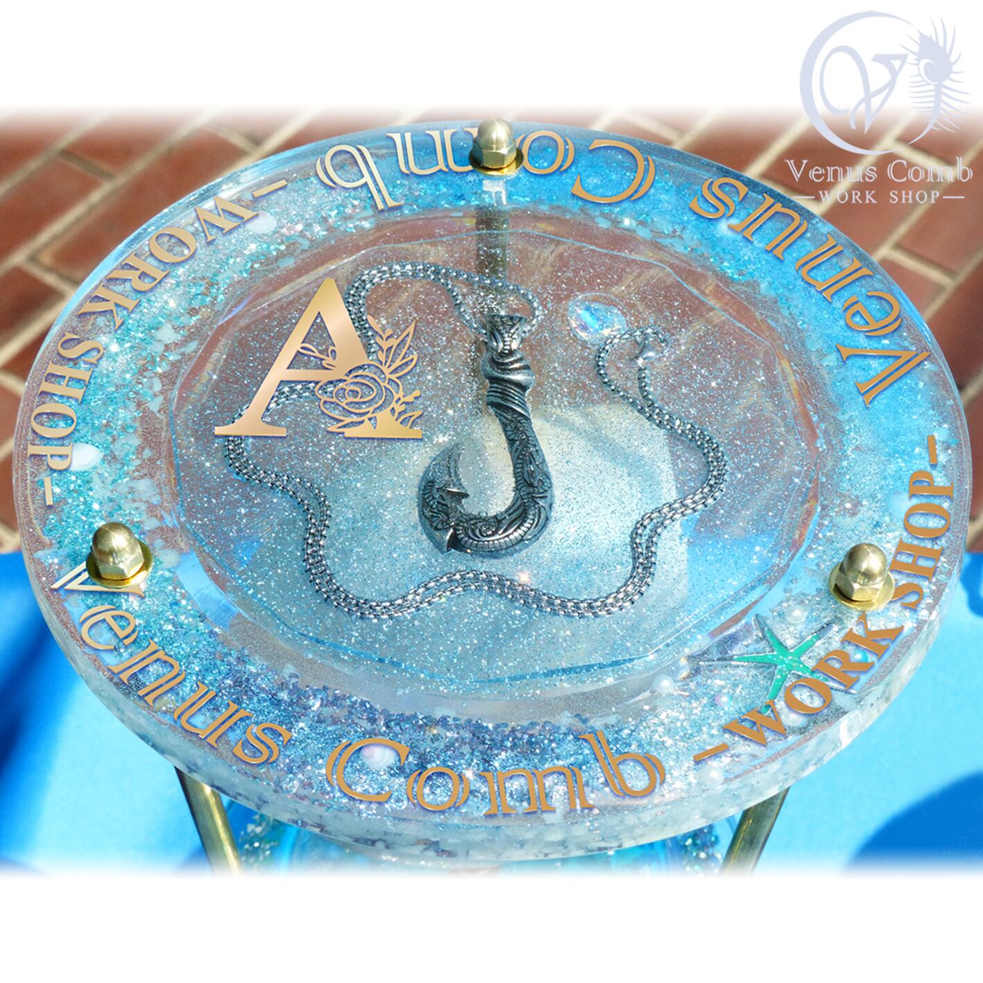 ◇オウムガイのレトロ調LEDスタンドライト◇ コンセント・コード式（B