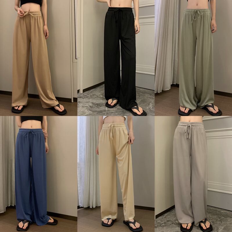 オータムルーズパンツ ソリッド カラーカジュアル 秋物 ソリッドカラー ガールズファッション36917266125