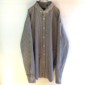 HUGO BOSS　チェック　BDシャツ　長袖　オーバーサイズ　XXL