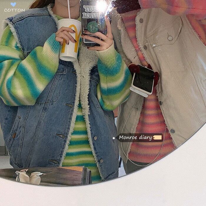 ジャケット スプリングスタイルルーズ 春物 モンロー72989376713