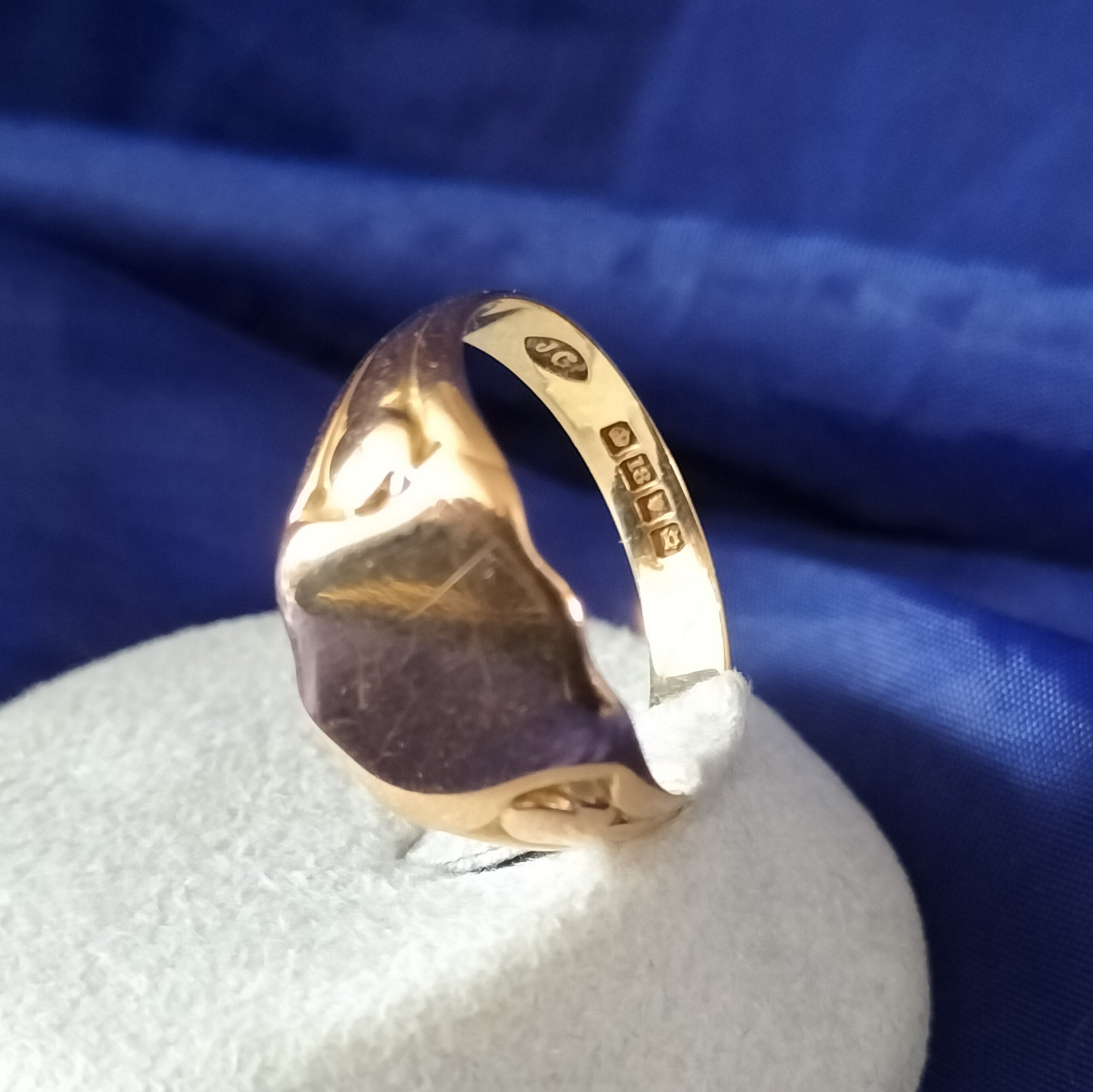Antique jewelry アンティークジュエリー ゴールド リング 指輪 Antique 18ct Gold Signet Ring UK 1931年 | Antico