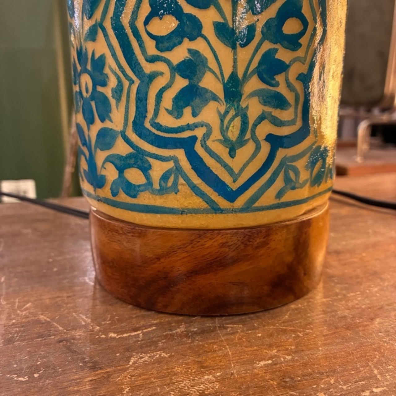 Pakistan Camel Lamp Tube 3color - Turquoise Brown Black / パキスタン キャメルランプ チューブ型 全3色 ターコイズ ブラウン ブラック ラクダ デスクランプ 間接照明 ライト 置き型 オリエンタル  ギフト プレゼント