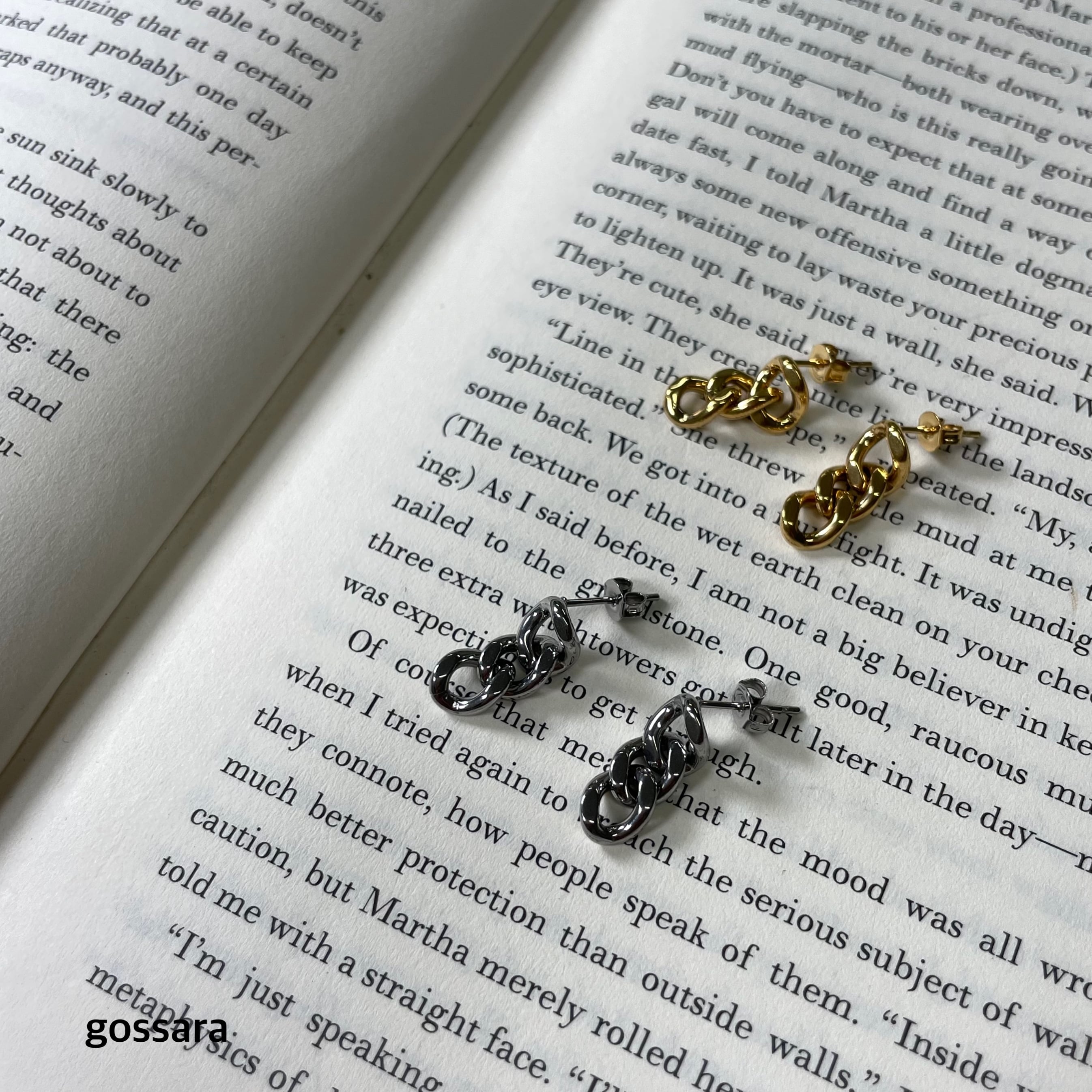 ステンレスチェーンピアス 5280799 (0807) | gossara(ゴサラ)