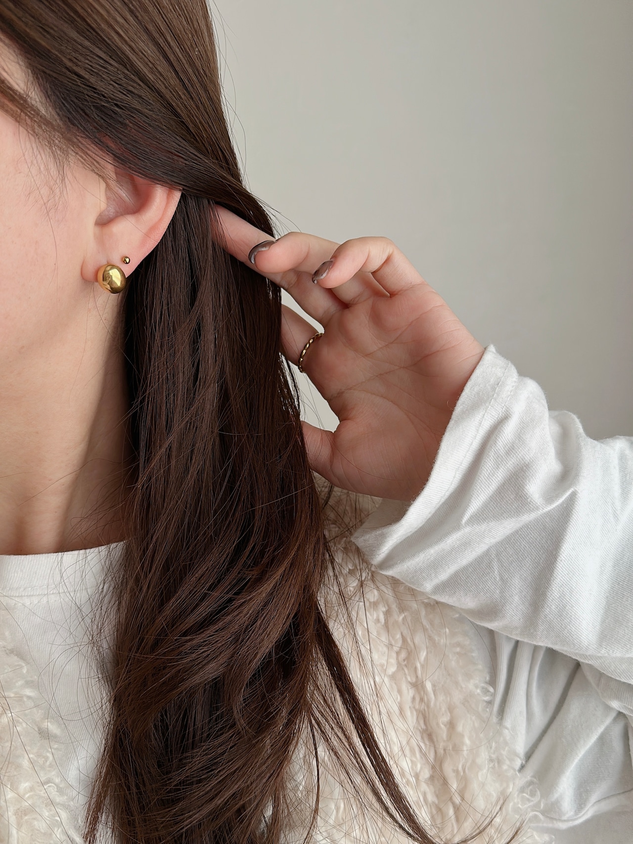 SS クラシックドームピアス