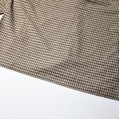INTÉRIM / TRICOLOR CHECK GINGHAM DEADSTOCK SQUARE REGULAR SHIRTS
