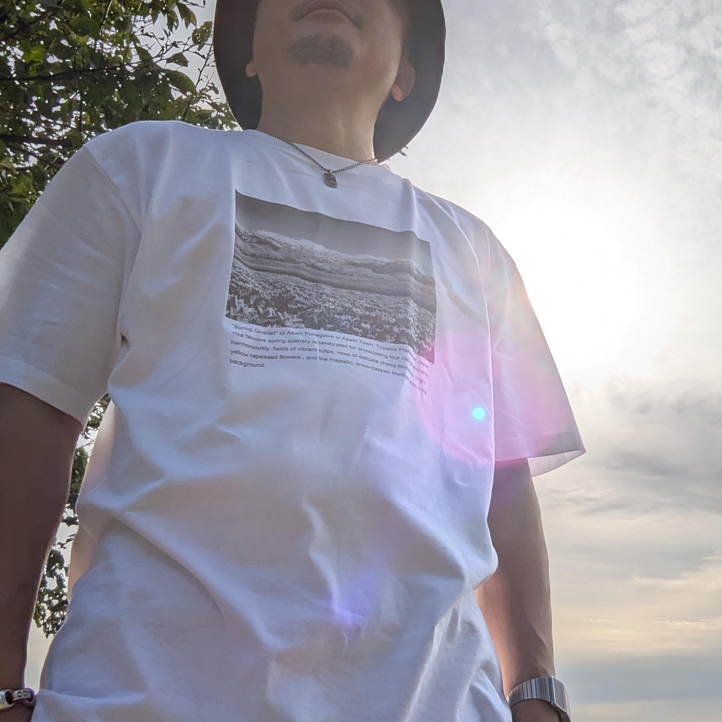 【富山百景シリーズ】Spring Quartet Tシャツ【朝日町】