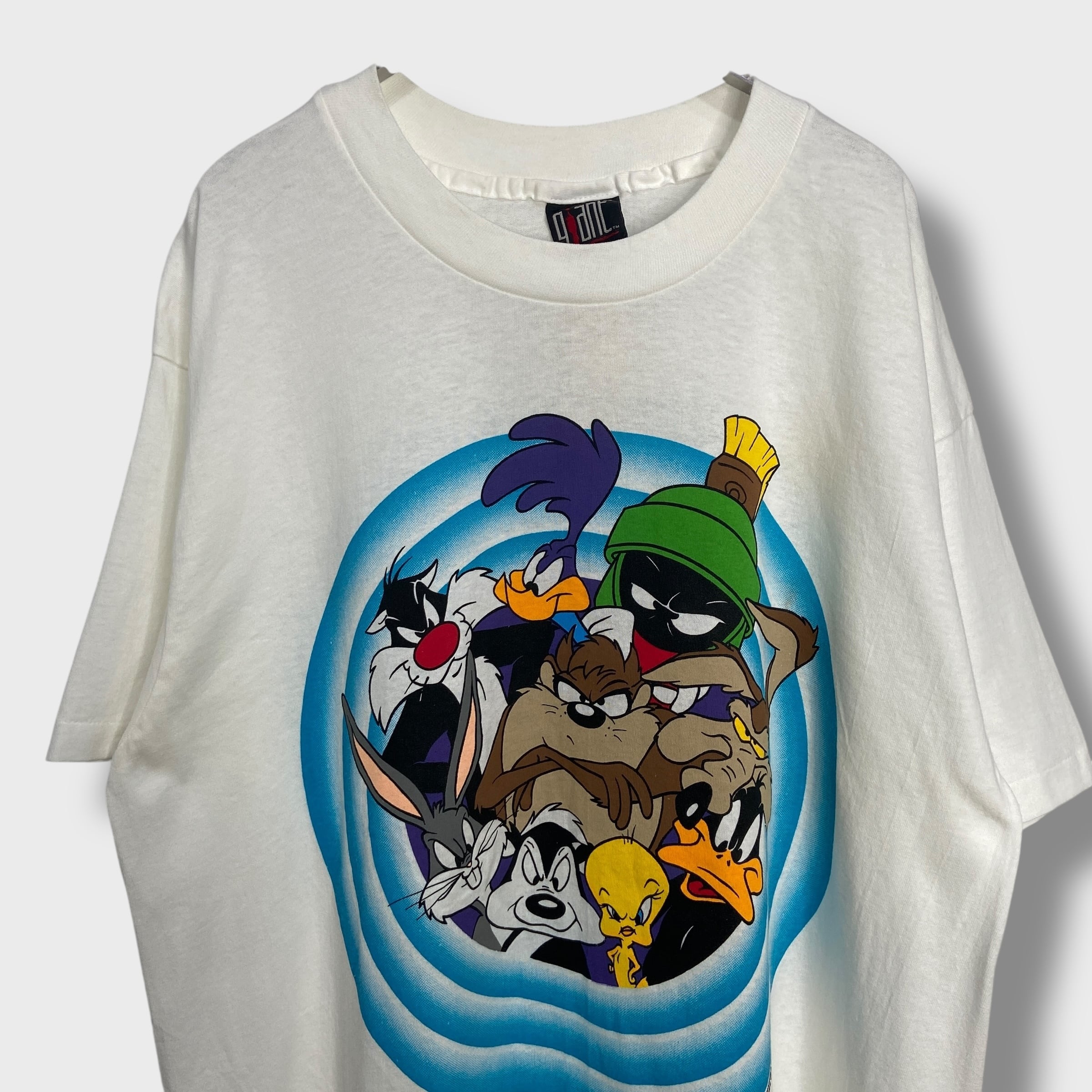 90sデッドストック ルーニーテューンズ キャラ集合Tシャツ GIANT XL