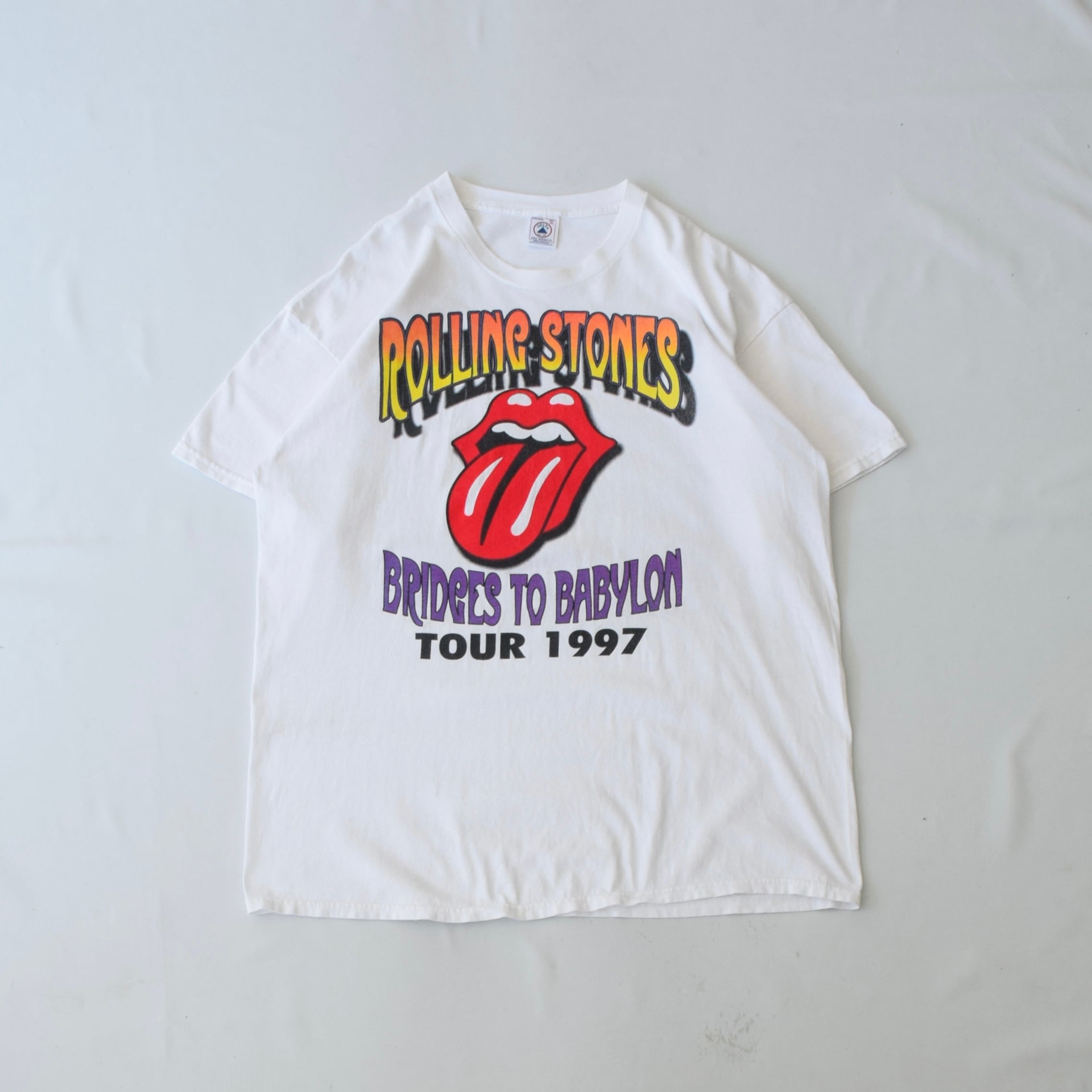 97 Rolling Stones Tシャツ メンズ XL ホワイト ローリング