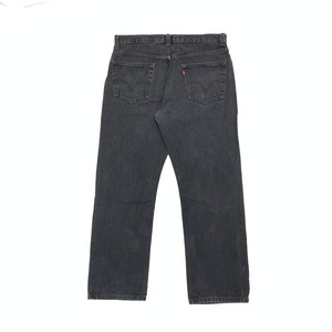 7338  リーバイス 505ブラックデニム 定番 W36