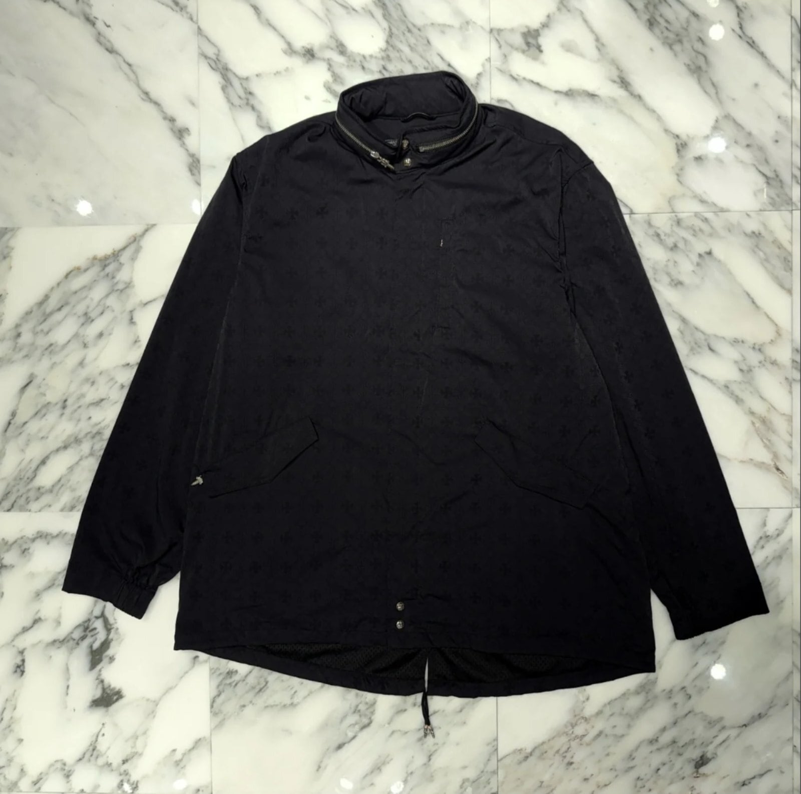 CHROME HEARTS クロムハーツ CHプラス クロスダガージップ ナイロン