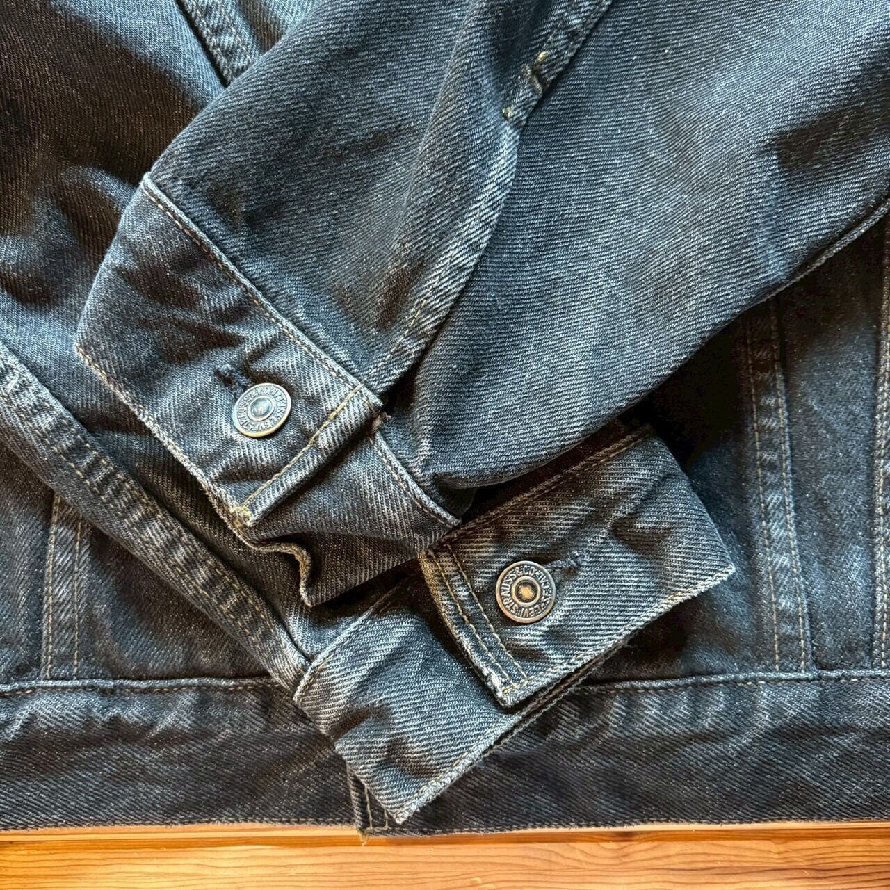 90's Levi's 先染め ブラック Gジャン ユーロリーバイス 70503-02