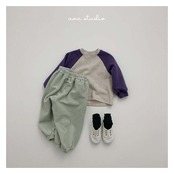 【取寄】aou studio ファインラグランロンT|冬服|韓国子供服