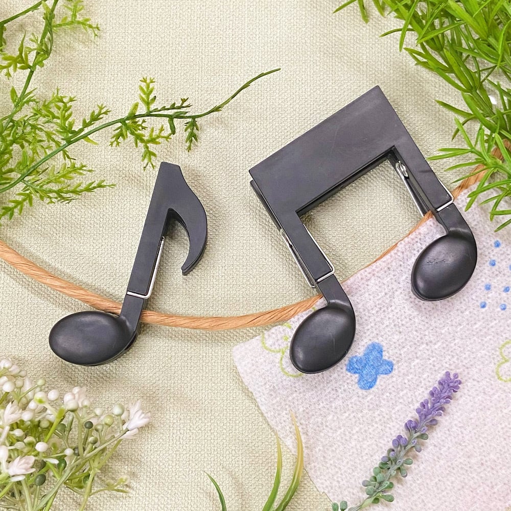 楽譜　音符　ガラス　コースター　インテリア　クリップ 楽譜 音符 ガラス コースター インテリア クリップ Zクリップ3個セット