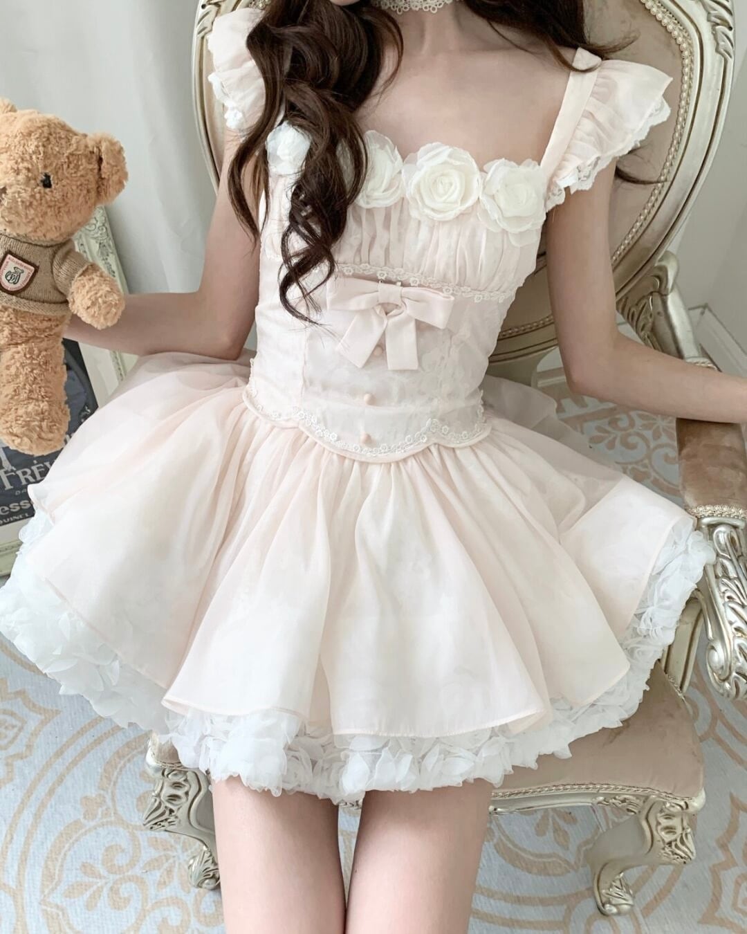 エレガントローズプリンセスレースワンピース 2508624