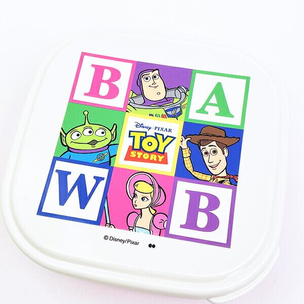 ディズニー トイストーリー シールランチボックス3Pセット Disney