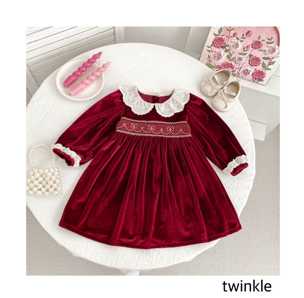 予約velor one-piece