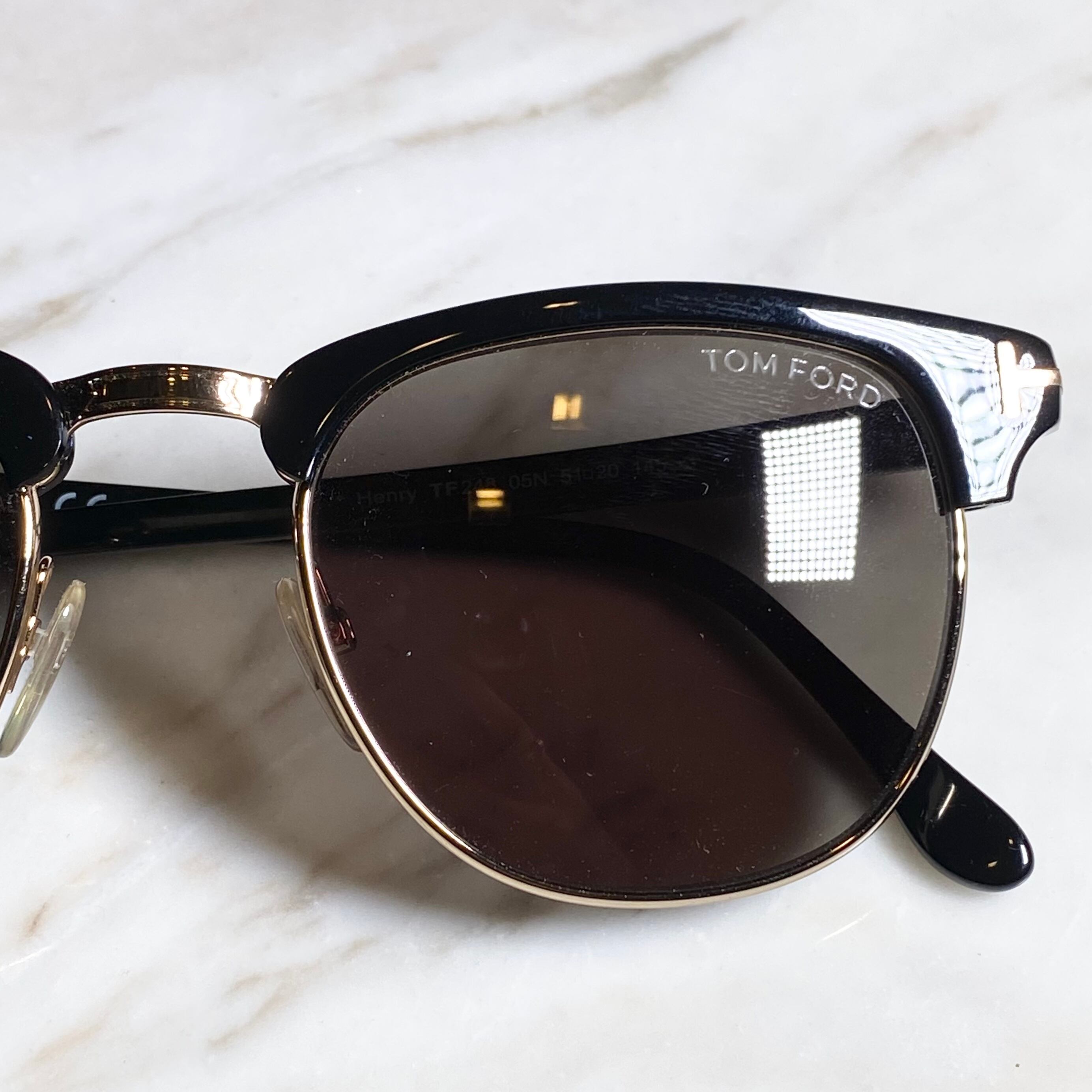 TOM FORD sirmont type sunglasses “Henry TF248” | NOIR ONLINE
