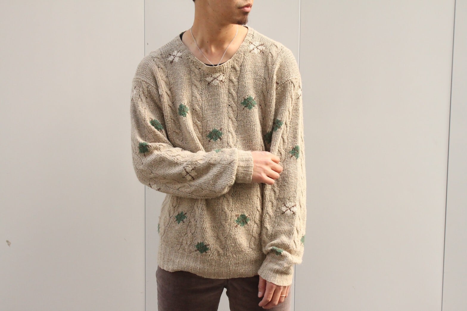 90s Ralph Lauren Linen Hand Knit