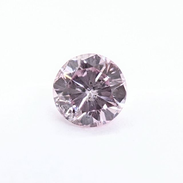 ダイヤモンド 0.057ct 2.4mm 天然ピンク