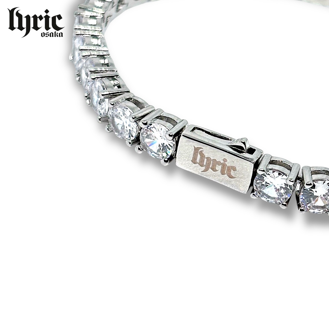 5mm 20cm luxury tennis bracelet silver
