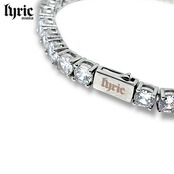 5mm 20cm luxury tennis bracelet silver