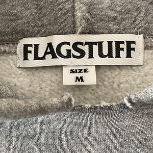 【FLAGSTUFF】BLACKFLAG スウェット フーディ パーカー ブラックフラッグ M