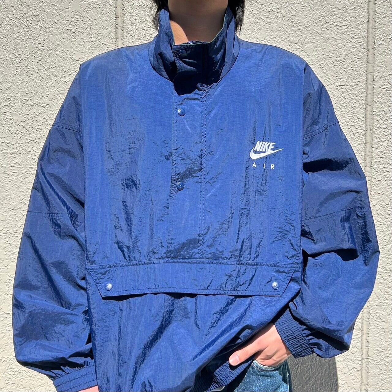 90s vintage NIKE　ナイキ　ハーフジップ ナイロンジャケット