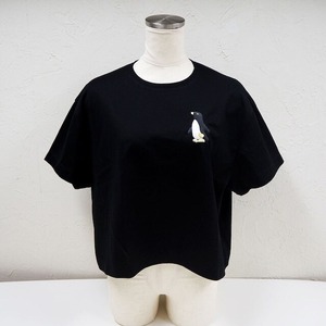 DEMODEE　TEE  PENGUIN   WHITE／BLACK