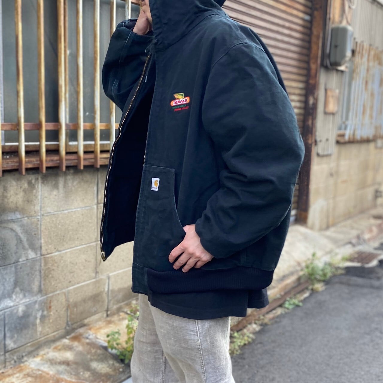 Carhartt カーハート アクティブジャケット ダックパーカー ブラック