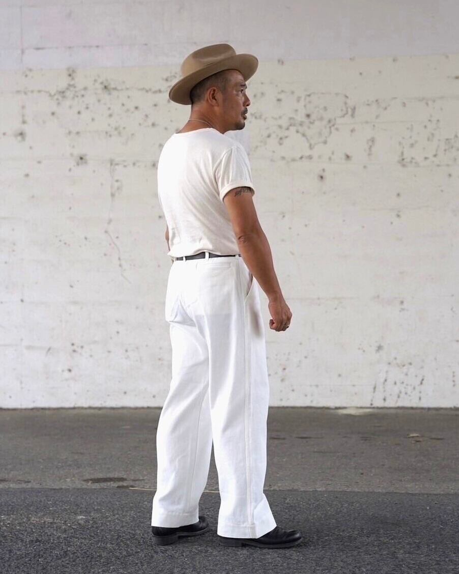 40s U.S. M45 Pants（White） | Classic clothing