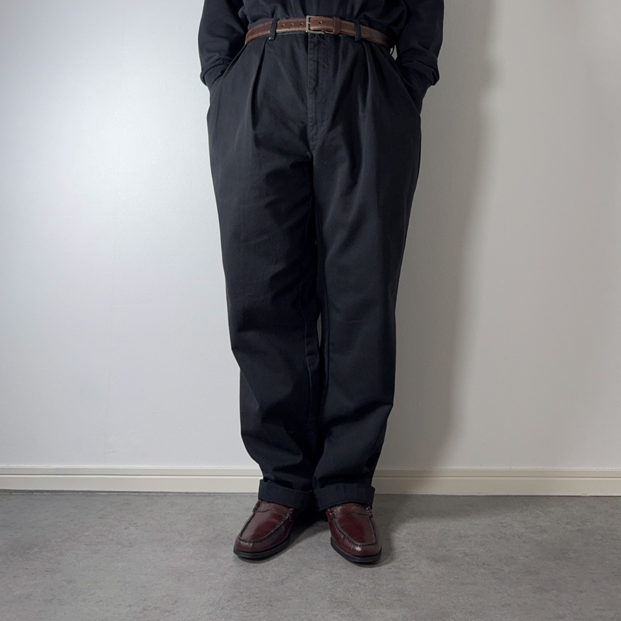 90s Polo by Ralph Lauren POLO CHINO "black" W36L31相当 古着 - 16