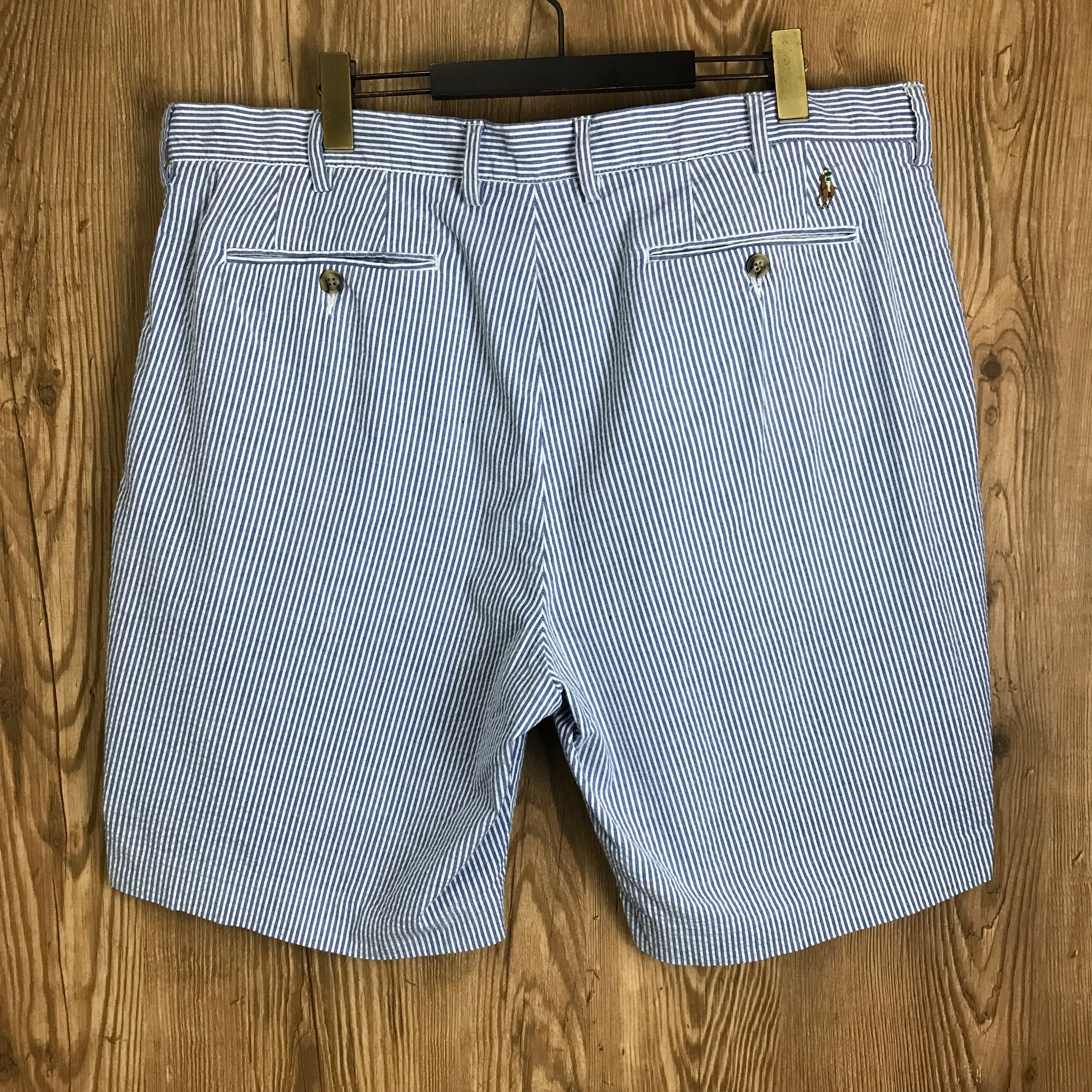 RLX Ralph Lauren ストライプショートパンツ 32 Polo Ralph Lauren ポロ ラルフローレン ストライプ柄 ショート