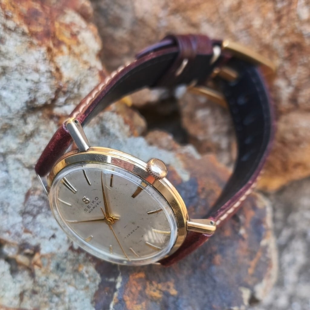 MARVEL】【J14022】SEIKO/セイコーマーベル 17石 機械式 手巻き時計