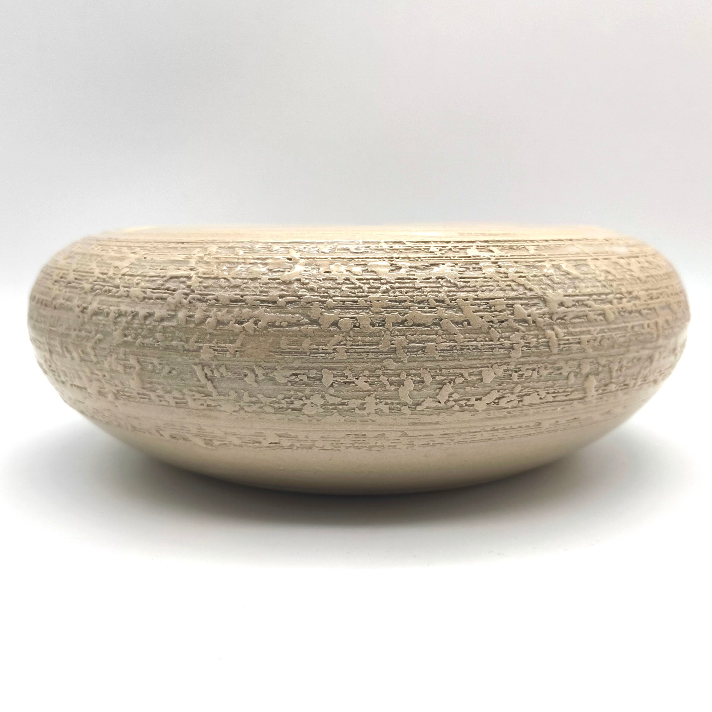 津軽焼・灰皿・水盤・花器・直径24.5㎝・No.260510-36・梱包サイズ80