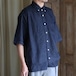 「備後」8oz Denim BD BOX-A Line S/S Shirts Dark Indigo