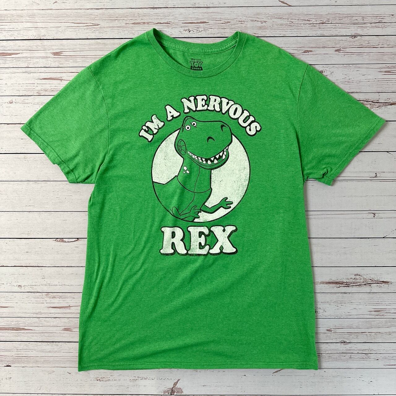 TOY STORY レックス サイズ：L キャラクター Tシャツ 半袖 緑 古着 | RUFFY