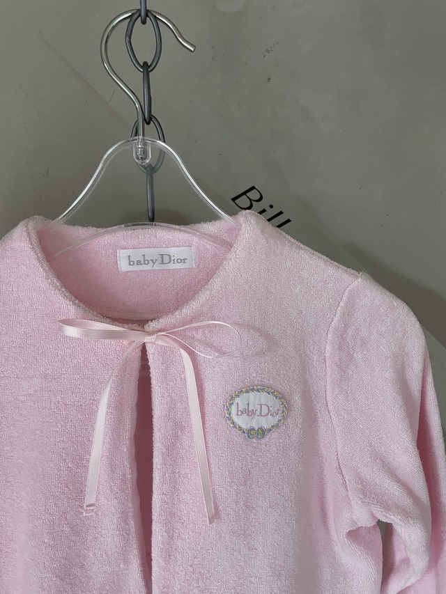 Baby Dior ribbon pile cardigan