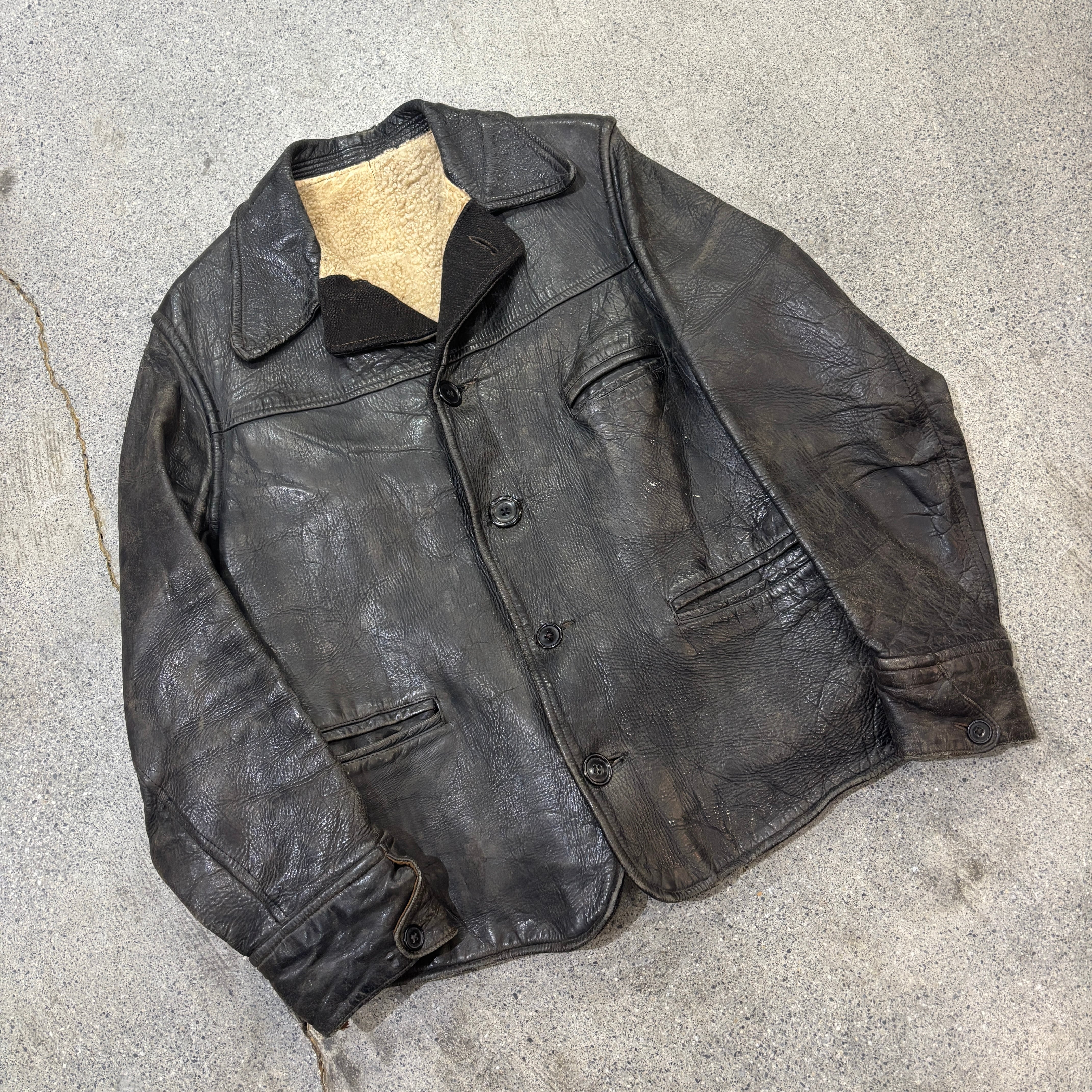 Military】40s US NAVY Gunner Smock 2nd Pattern S 