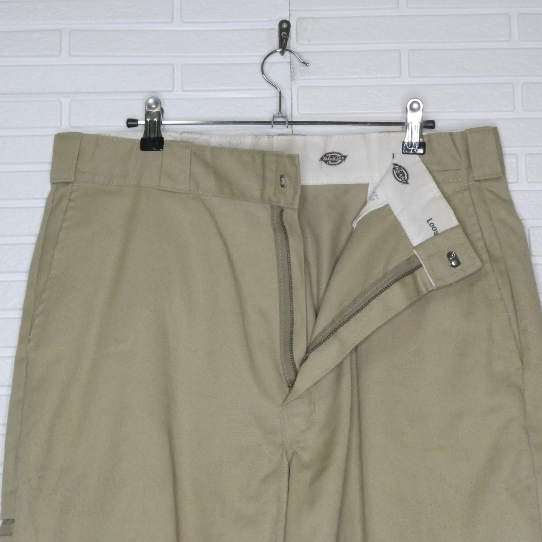 Dickies ハーフパンツ W36 ベージュ ブランドタグ shorts | 古着屋OLDGREEN