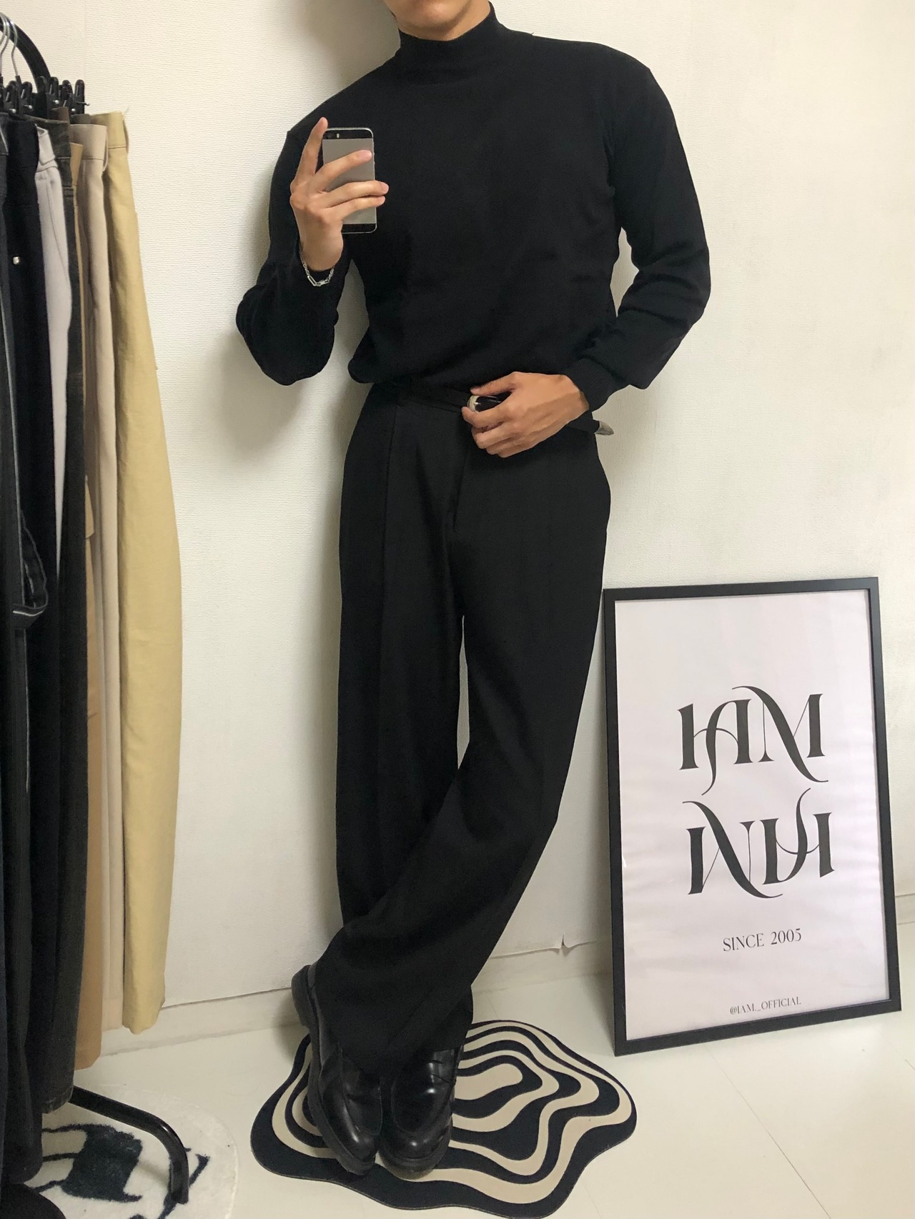 Minimal Ribbed Turtle Neck knit (5color) - 14