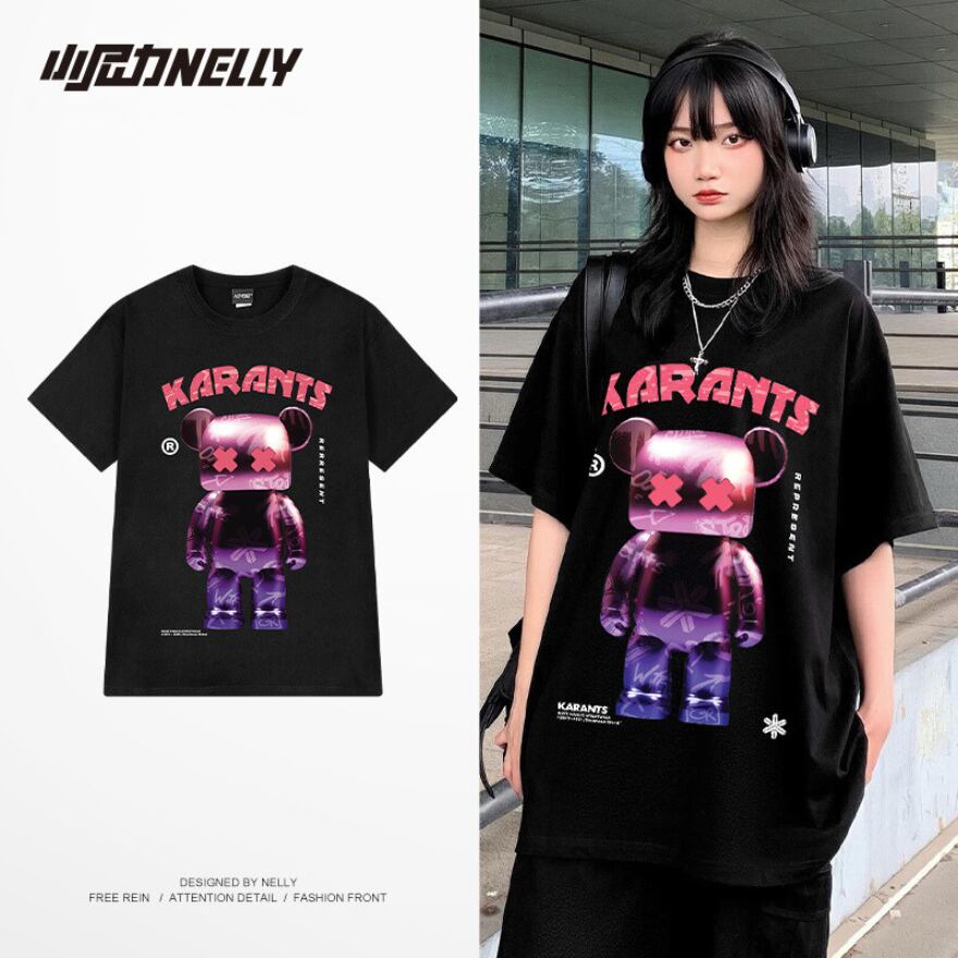 サブカル 服 地雷系 通販 Tシャツ ユニセックス バックプリント Z世代