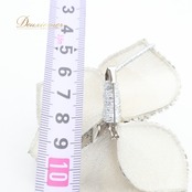 vendome boutique ヴァンドームブティック ブローチ 薔薇 花 シルバー ホワイト系 シルバー系 フォーマル 正装 ダンス パーティ 発表会 小物 飾り 装飾 アクセサリー 入学式 卒業式 小道具 飾りつけ 結婚式 おしゃれ 上品 レディース 華やか かわいい