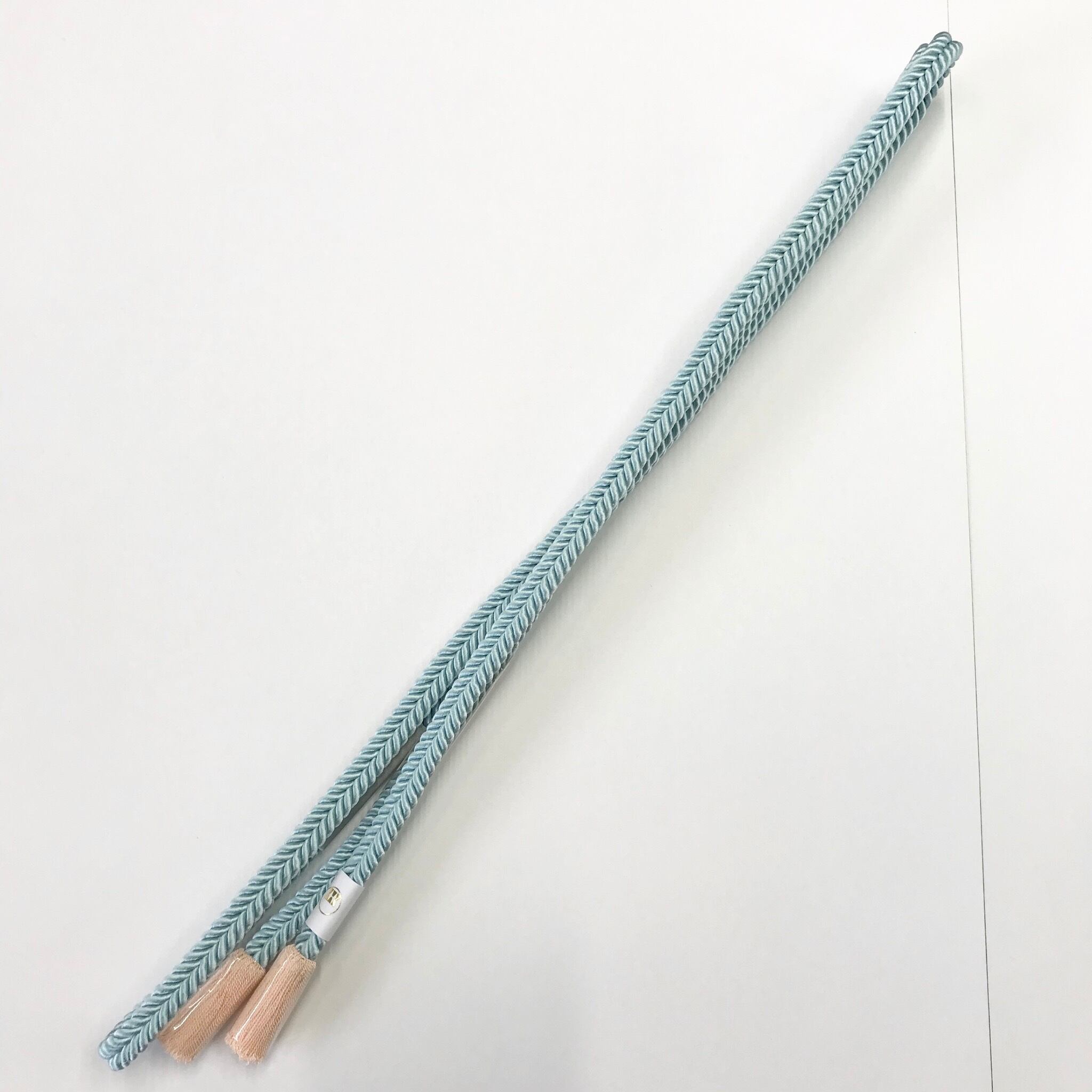 帯締め　観世組(紺鼠)  より房　渡敬　帯締 帯〆「渡敬・観世組・撚り房」 | MINOKO STORE