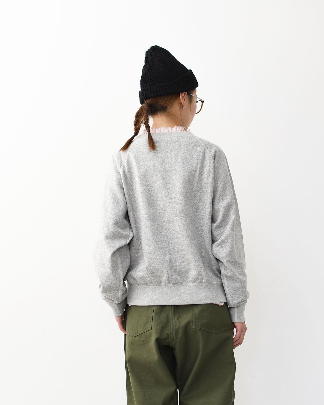ORCIVAL [オーチバル・オーシバル] W BOAT NECK PULLOVER [OR-C0429MAZ