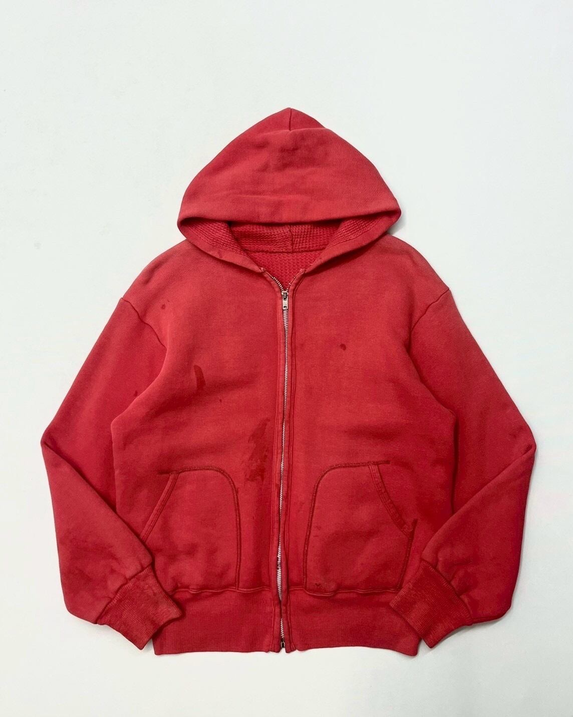 50s Unknown Double Face Zip-up Sweat Hoodie | VOLAR