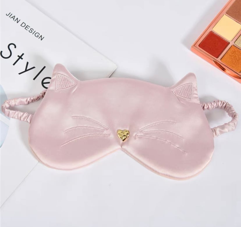 【即納!現品限りsaleピンク】cat desigh eye mask p441