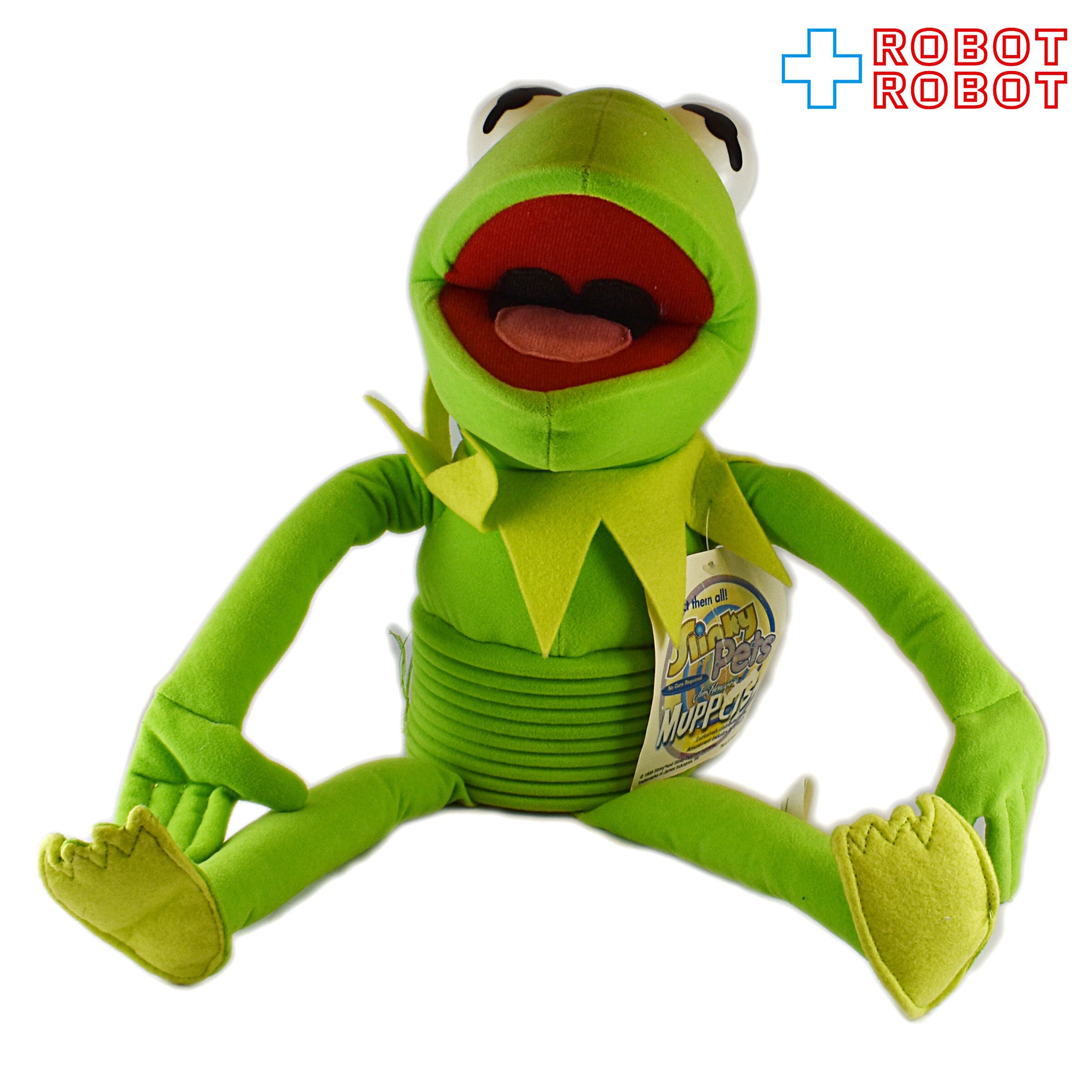 カーミット マペッツ スリンキーペッツ ぬいぐるみ人形 紙タグ付