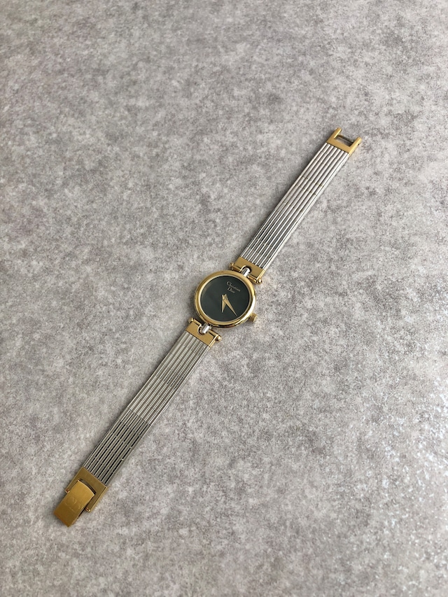 Christian Dior クリスチャン ディオール 腕時計 シルバー ラウンドフェイス ステンレススチール 3025 vintage ヴィンテージ オールド 6bgg33