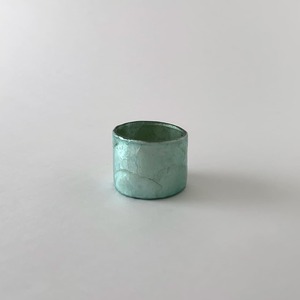 Votive Candleholder Turquoise Greyed Mint｜ボーティブ キャンドルホルダー ターコイズ グレイドミント